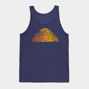 Abstract and ornamental crown emblem Tank Top